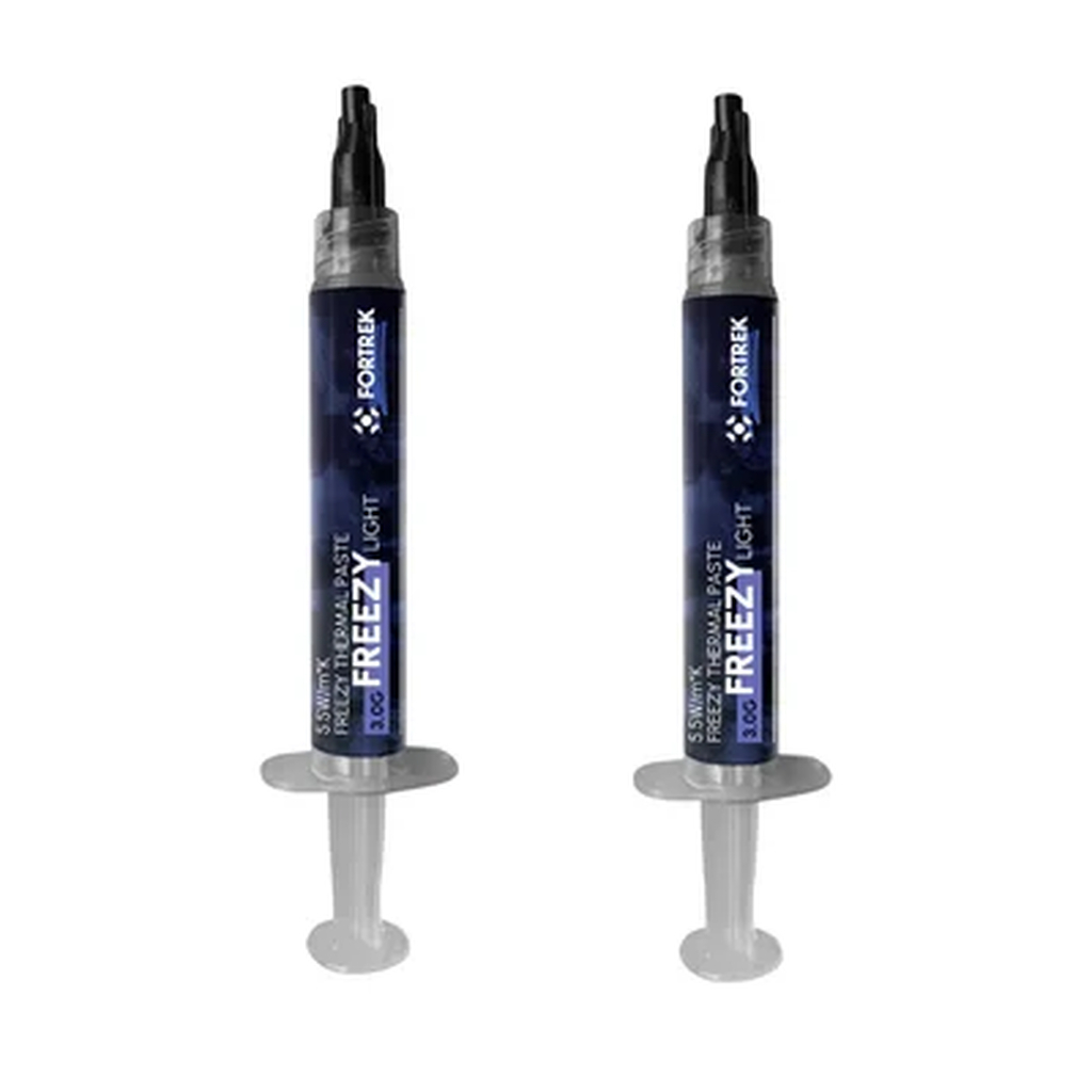 Detalhes de Pasta Térmica Fortrek Freezy Light 1,5g 5,5w Prata Cinza