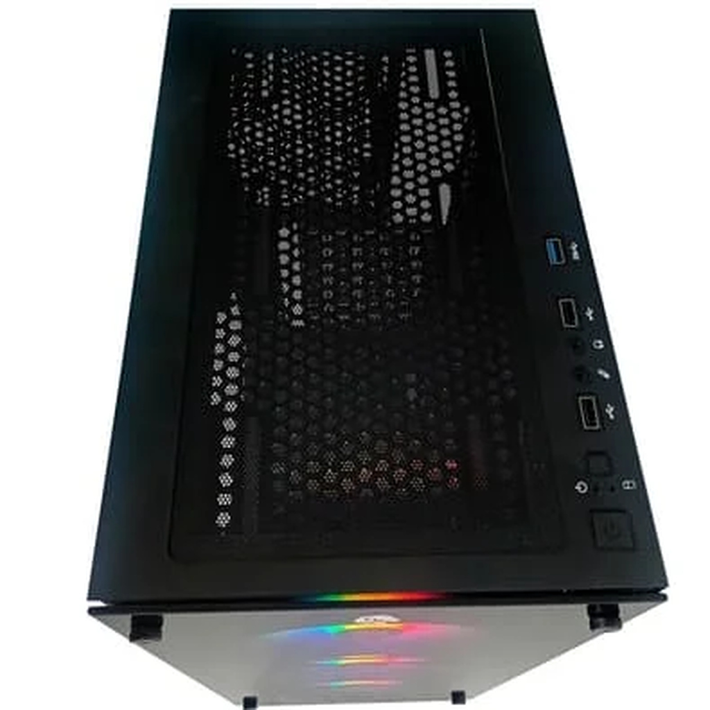 Detalhes de Gabinete Gamer HAYOM MID Tower Lateral em Vidro 3 fan GB1769