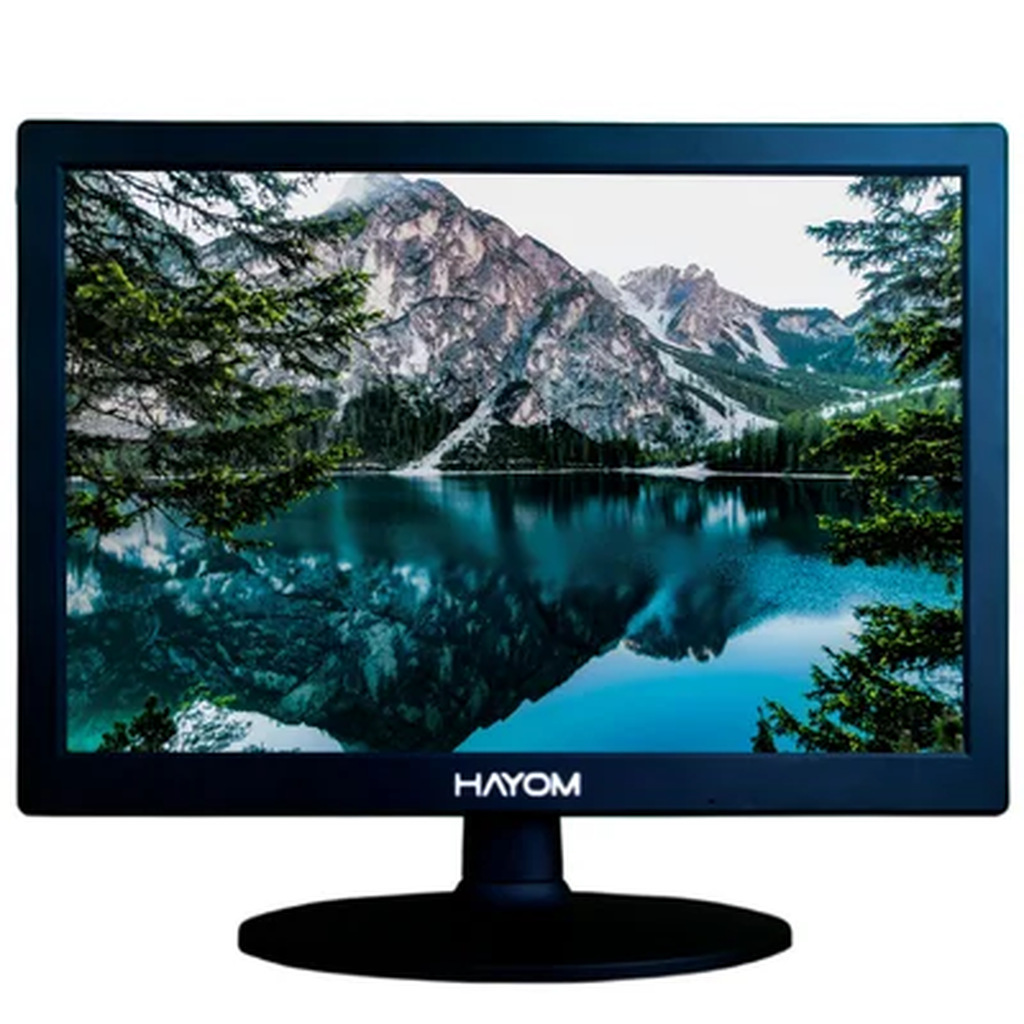 Monitor Hayom 15,4" 60hz  12v 3A VGA/HDMI Preto MO6006