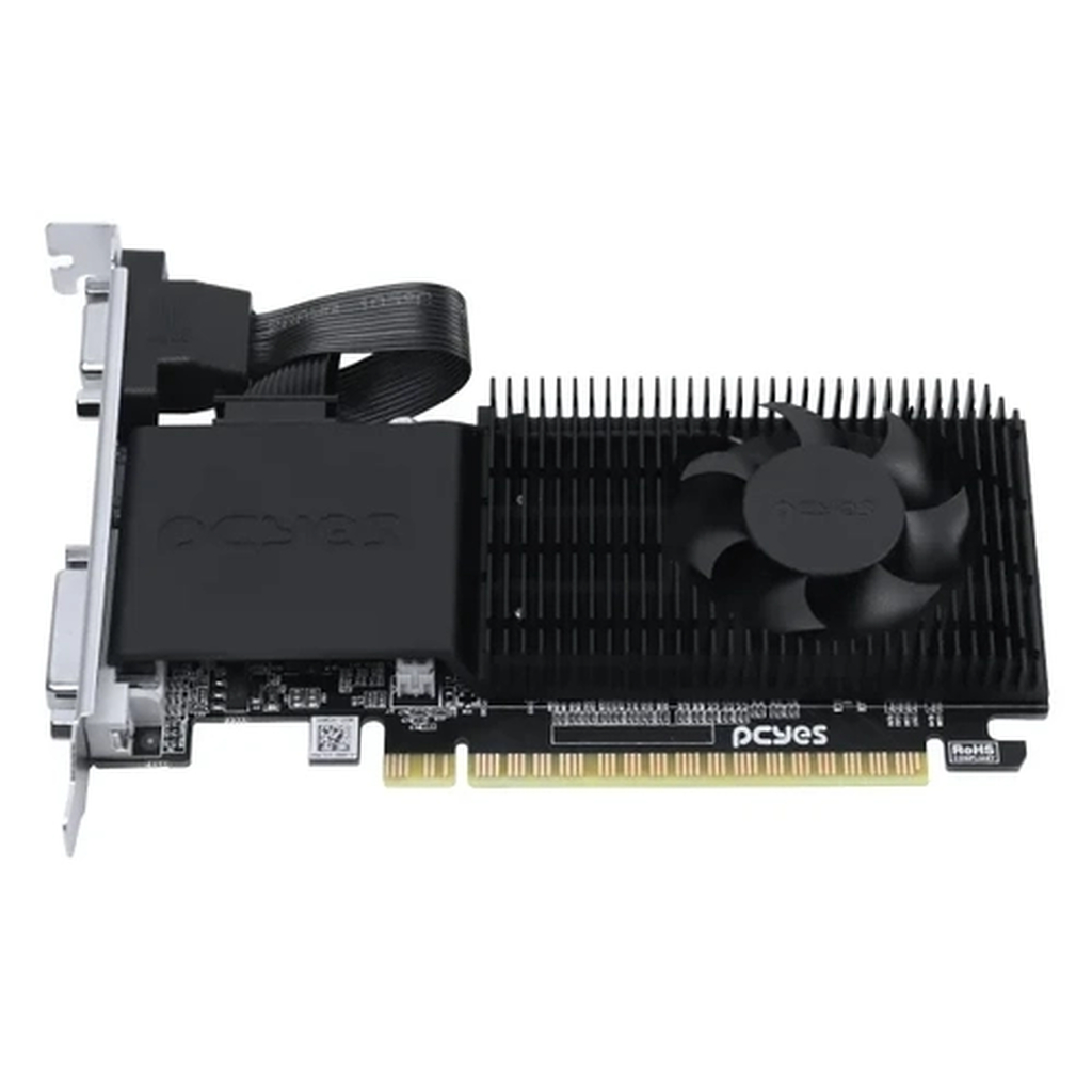 Detalhes de Placa De Vídeo PCyes Nvidia Geforce Gt 730 4GB DDR5 64 BITS