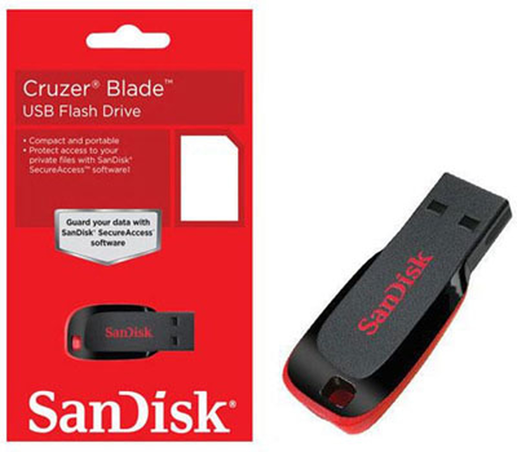 Pen Drive Cruzer Blade SanDisk Z50 8GB USB 2.0 SDCZ50-008G