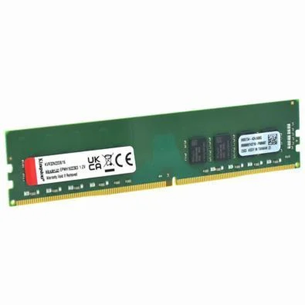 Detalhes de Memória Kingston DDR4 16GB 3200MHZ KVR32N22D8/16 1,2v DIMM