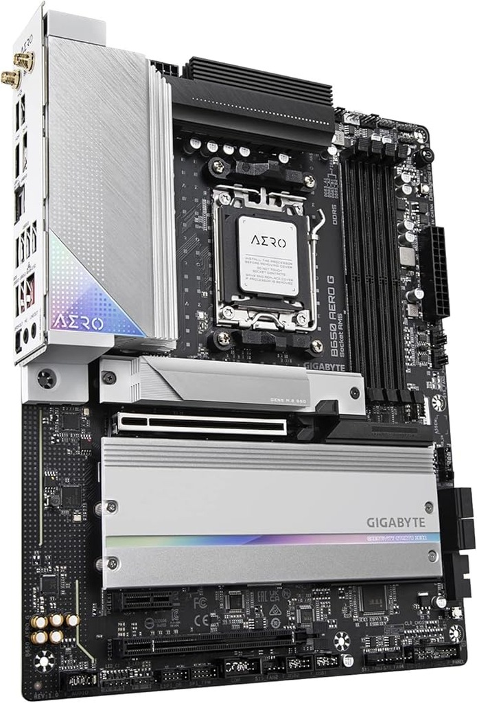 Detalhes de Placa Mãe Gigabyte B650 AERO G AMD AM5 ATX DDR5 WiFi