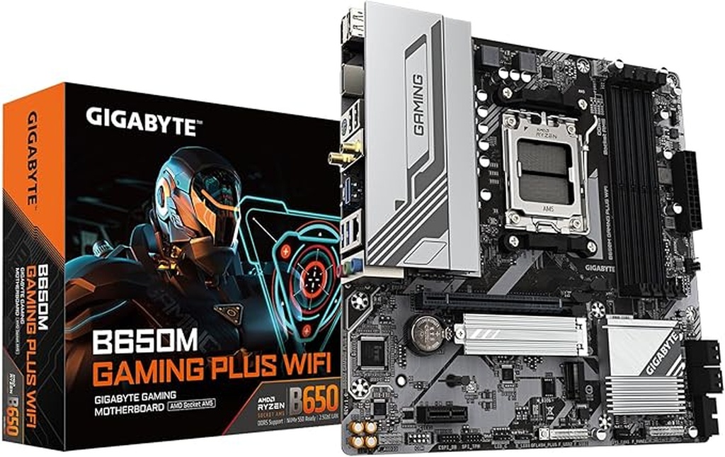 Placa Mãe Gigabyte B650M Gaming Plus Wifi DDR5 Micro ATX