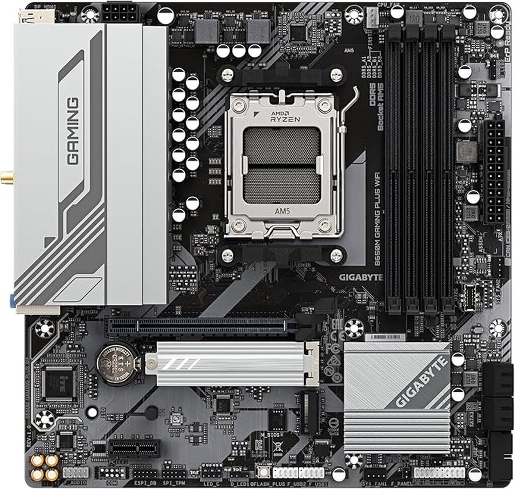 Detalhes de Placa Mãe Gigabyte B650M Gaming Plus Wifi DDR5 Micro ATX