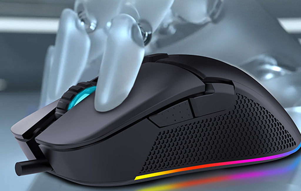 Detalhes de Mouse Óptico Gamer RGB USB Acer 7200dpi 7 Botões EMW130