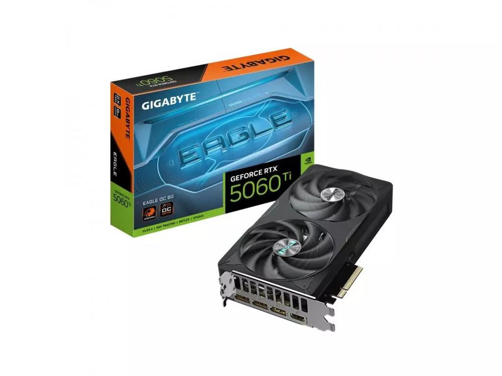 Placa Vídeo Gigabyte GeForce RTX 5060Ti Eagle OC 8GB GDDR7