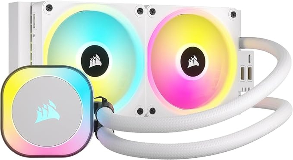 Detalhes de Water Cooler Corsair iCUE LINK H100i 240mm RGB Intel AMD 