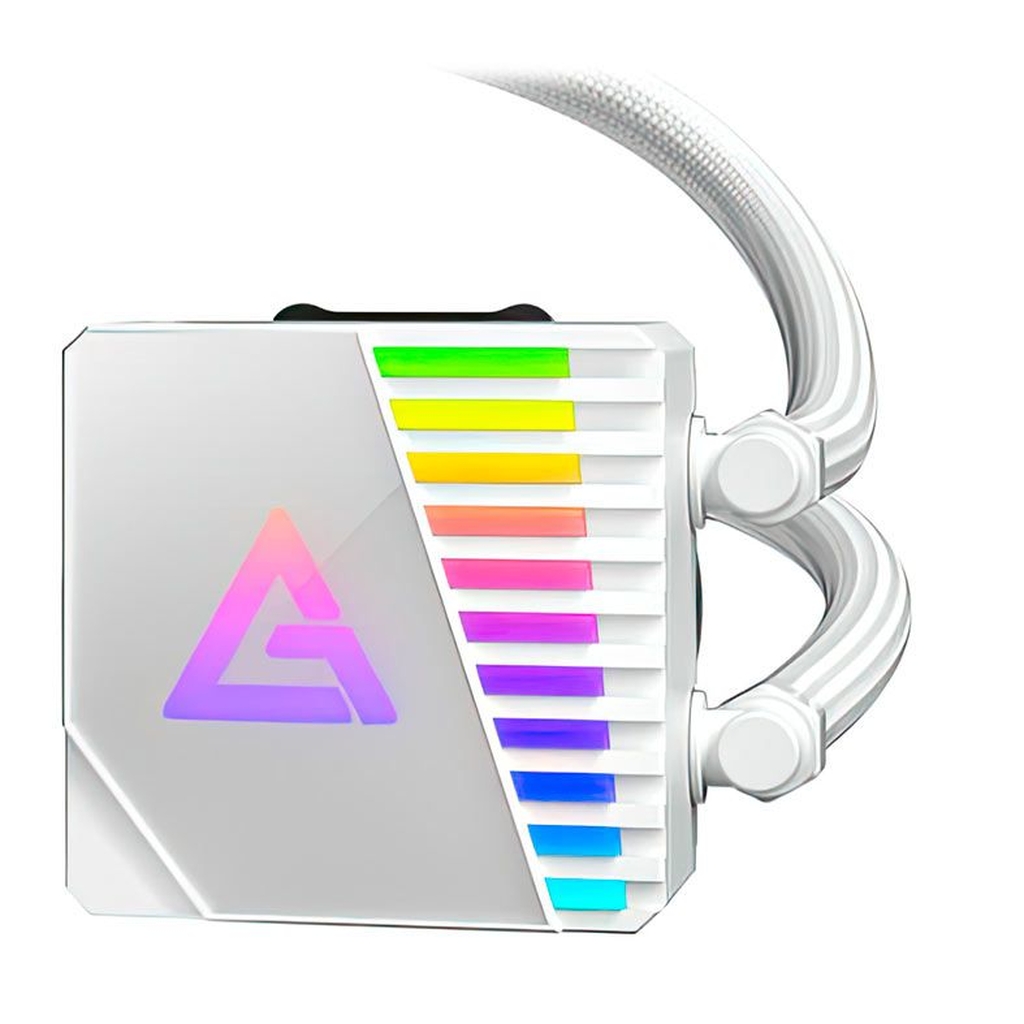 Detalhes de Water Cooler Antec Symphony ARGB 360mm Branco RGB