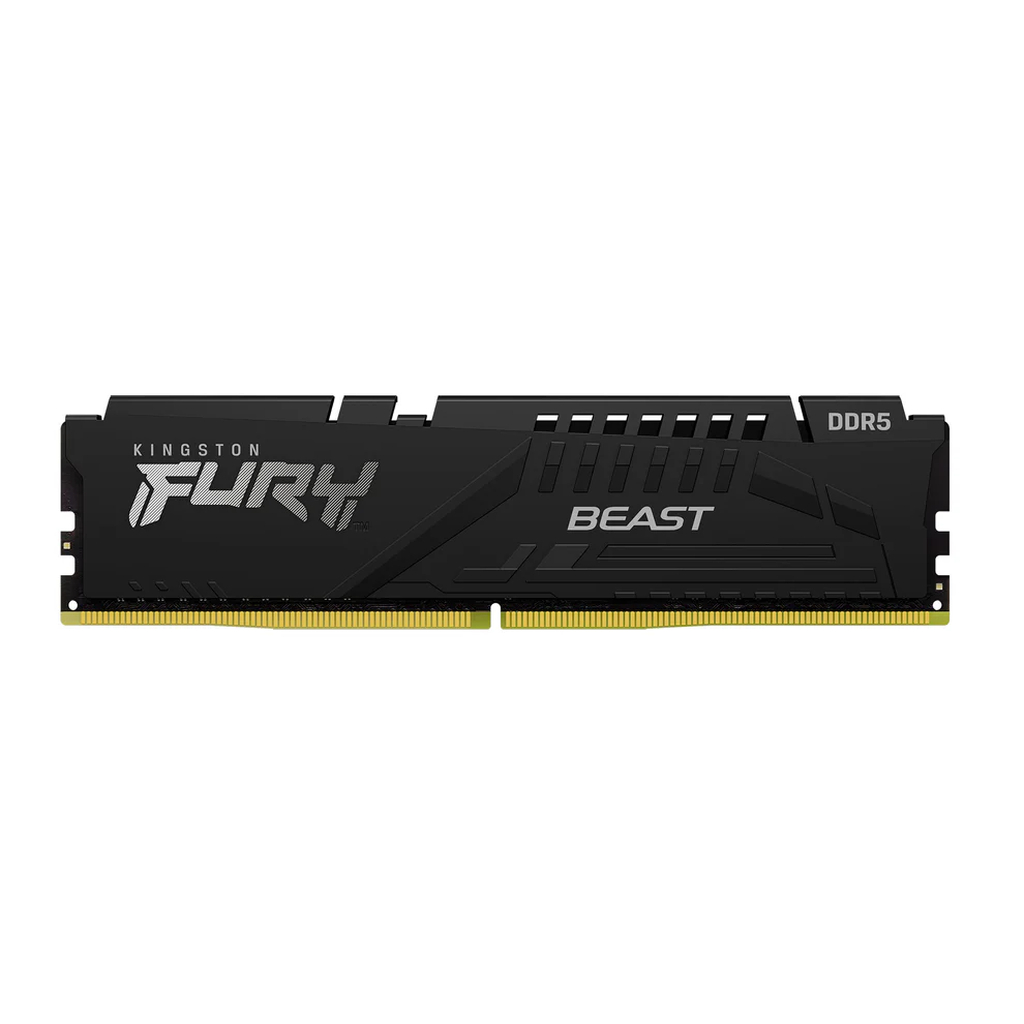 Memória Kingston Fury Beast DDR5 16GB CL40 5600MHZ  Preto
