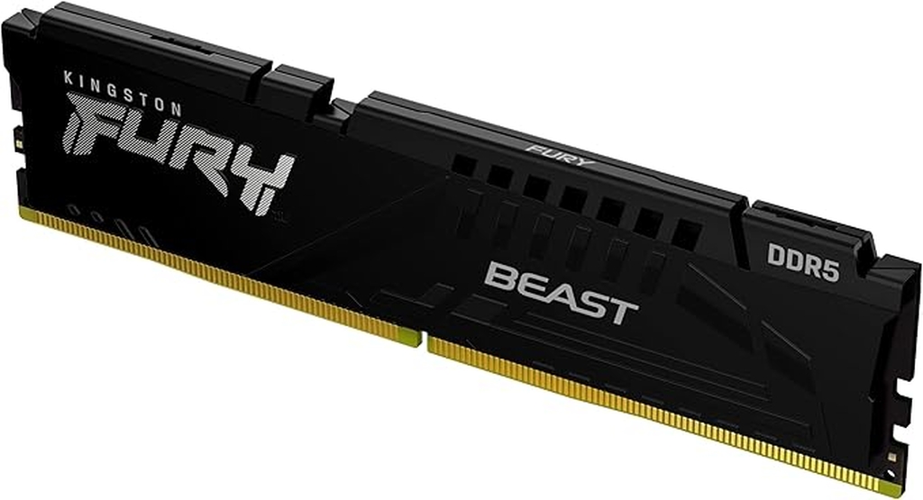 Detalhes de Memória Kingston Fury Beast DDR5 16GB CL40 5600MHZ  Preto