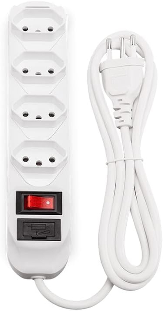 Detalhes de Filtro De Linha Intelbras EPE 1004 4 Tomadas CABO 1,5M Branc