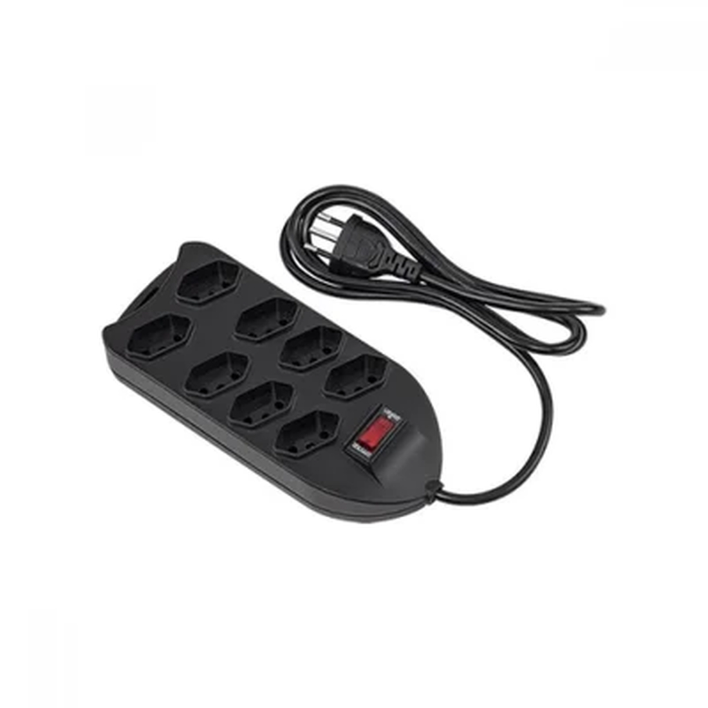 Detalhes de Filtro de Linha Intelbras com 8 tomadas EPE 1008+ Preto