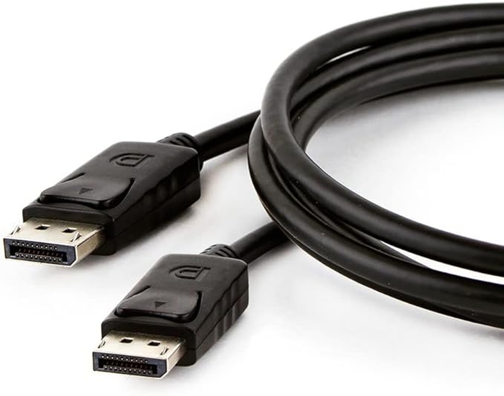 Cabo Displayport 1.2 DP Gamer 1.8M 4K Preto 240Hz 144Hz
