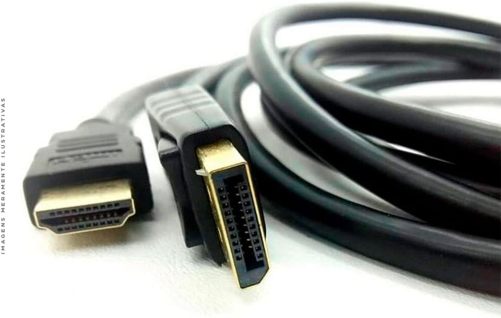 Detalhes de Cabo MD9 Displayport M X HDMI M 4K  5,00M