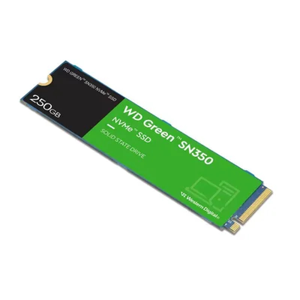 Detalhes de SSD WD Green SN350 250GB PCIe M.2 2280 NVme Leitura 2400MB/s