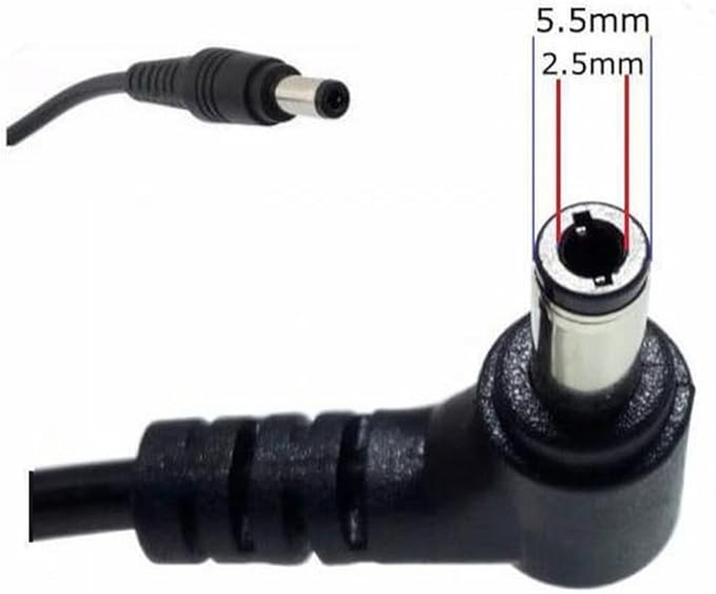 Detalhes de Fonte Notebook Compatível VARIOS 19V 3.42A PINO 5.5MX2.5M