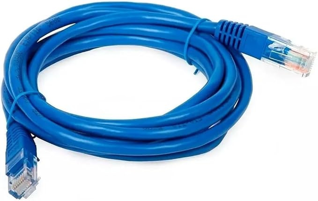 Cabo de Rede Azul Categoria 5E de 3 Metros + Conector - MD9