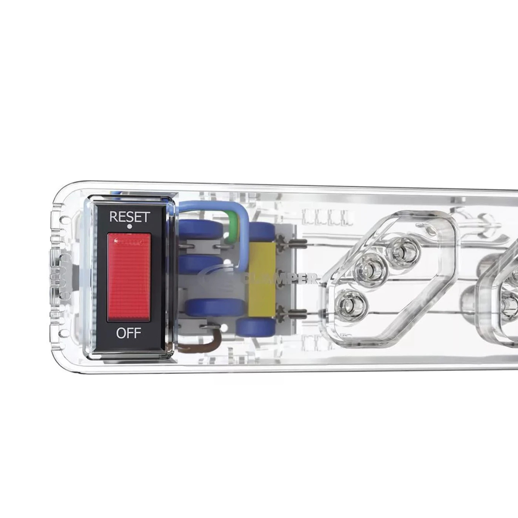 Detalhes de Filtro De Linha iClamper (DPS) Bivolt 10A 5 Tomadas 3 Pinos