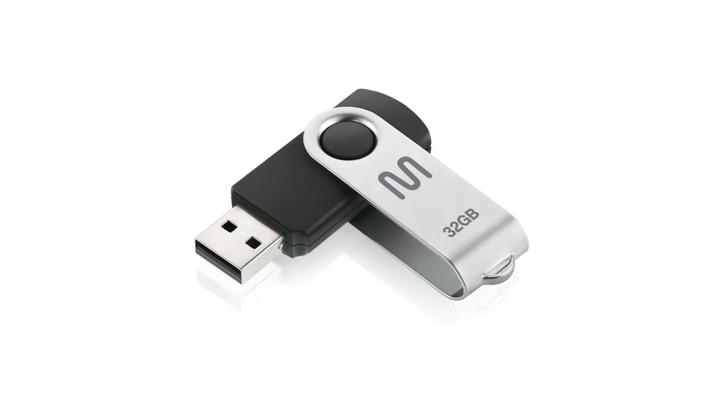 Detalhes de Pen Drive Multilaser Twist USB 2.0 32GB Preto - PD589