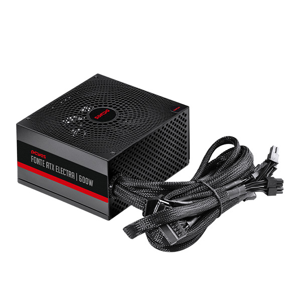 Detalhes de Fonte Pcyes Electra 600W PFC Ativo ELEC600W