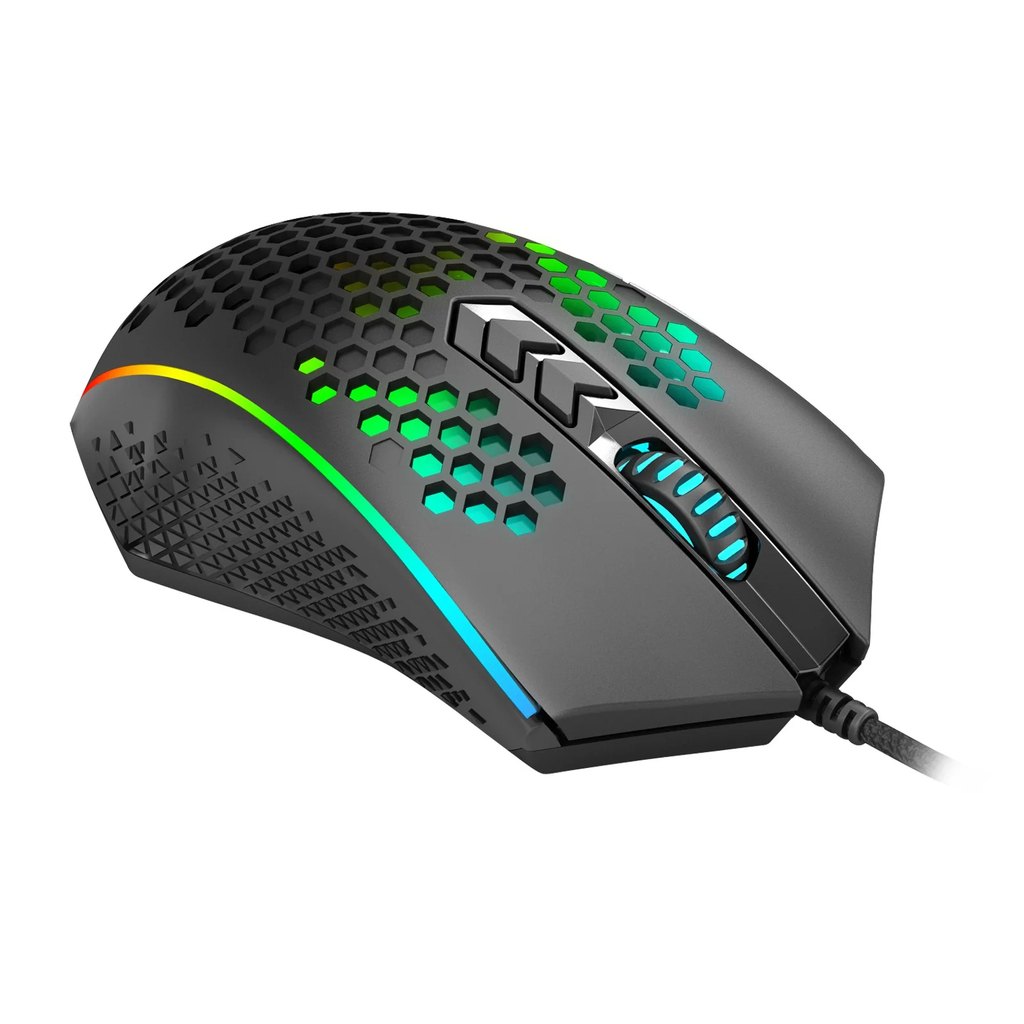 Detalhes de Mouse Gamer Redragon Memeanlion Honeycomb 12400DPI Preto RGB