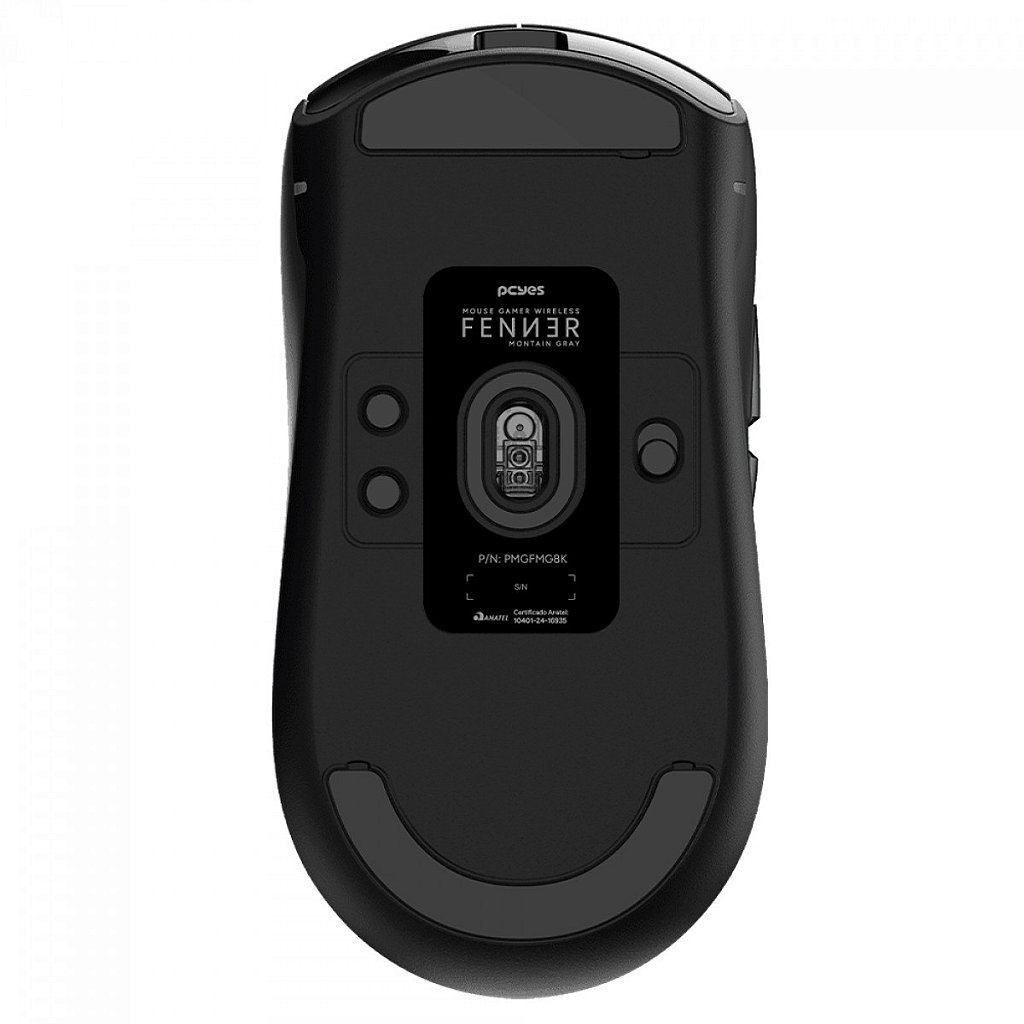 Detalhes de Mouse Gamer Wireless Pcyes Fenner Montain Gray - Pmgfbv8K