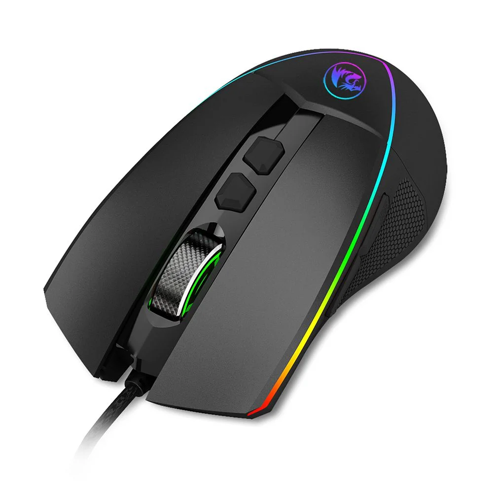 Detalhes de Mouse Gamer Redragon Emperor Chroma 12400 DPI Preto RGB