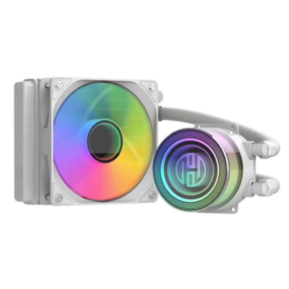 Detalhes de Water Cooler 120mm Hoopson Cl-220 RGB White - Cl-220b