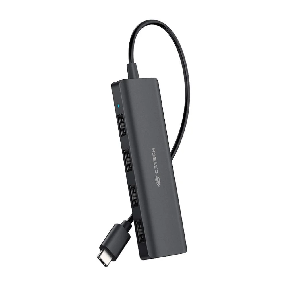 Detalhes de Hub USB C3Tech 2.0 4 Portas USB-USB C HU-C230BK