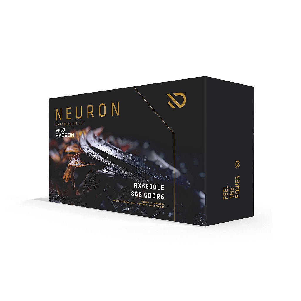 Placa de vídeo Duex AMD Radeon RX6600 LE 8GB GDDR6 128Bits