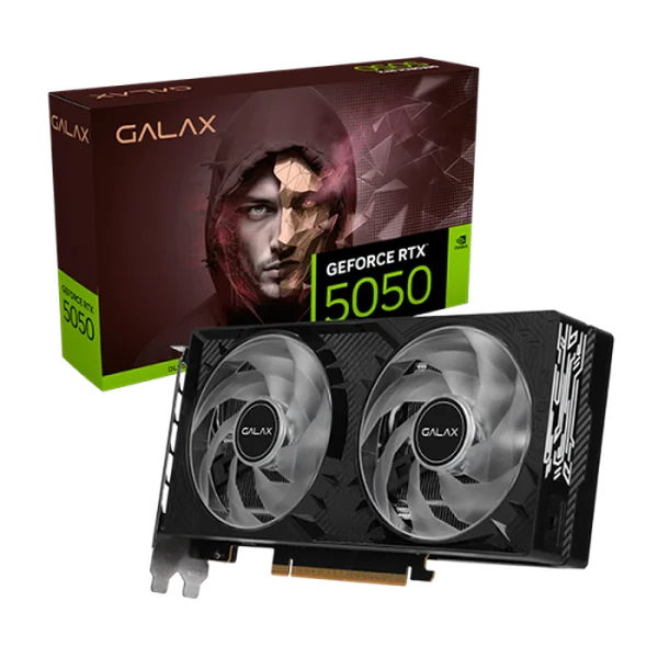 Placa de Video GALAX GeForce RTX 5050 1-Click OC 8 GB GDDR6