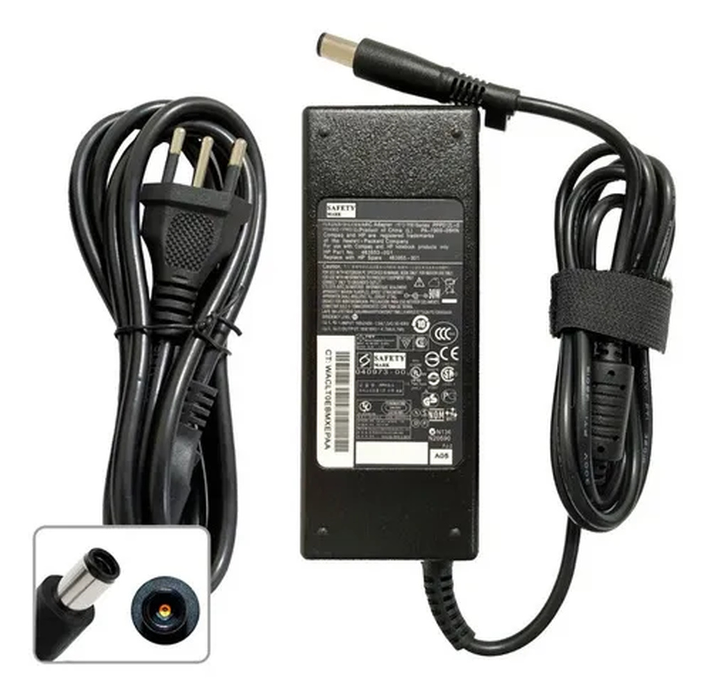 Carregador Notebook HP GROSSO 19V 4,74A 7.4x5.0MM HQ-H19474