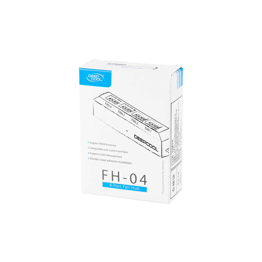 Hub Controlador De Fan Deepcool 4 Portas Fh-04 - Dpf04pwmhub