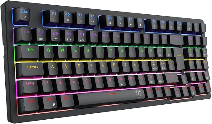 Teclado Mecanico Gamer Holysword 1800 Compact T-TGK331-BR