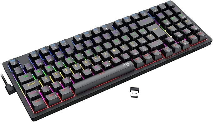 Detalhes de Teclado Mecanico Gamer Holysword 1800 Compact T-TGK331-BR