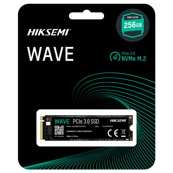 SSD Hiksemi Wave 256Gb PCIE Leitura 2280Mb Gravacao 1800Mb