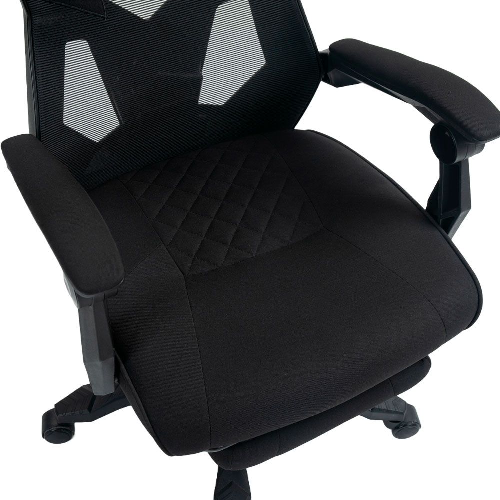Detalhes de Cadeira Gamer Confortável Duex Horizon DX9960BK Cor Preta