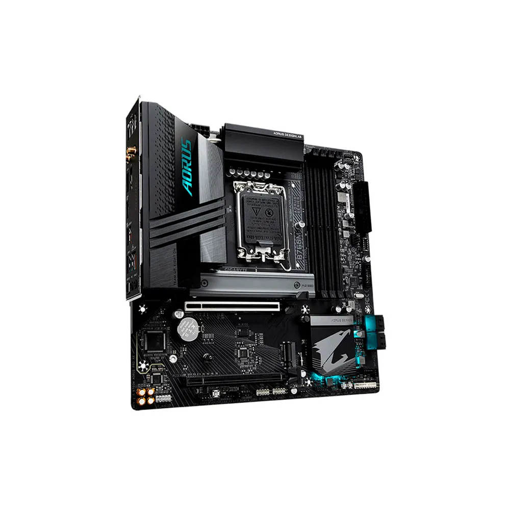 Detalhes de Placa Mãe Gigabyte B760M Aorus Pro AX LGA 1700 DDR5 ATX