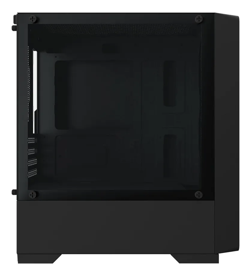 Detalhes de Gabinete Gamer Frontal De Madeira Lateral De Vidro BG-060EKO
