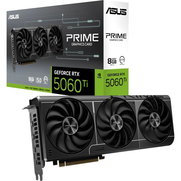 Placa de Vídeo ASUS GeForce RTX 5060 Ti Prime 8 GB GDDR7