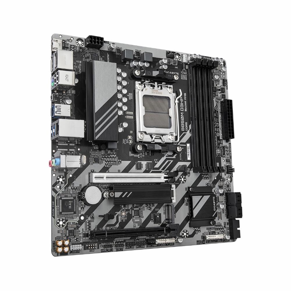 Detalhes de Placa mae Gamer Gigabyte B850M D3HP AMD AM5 MATX DDR5