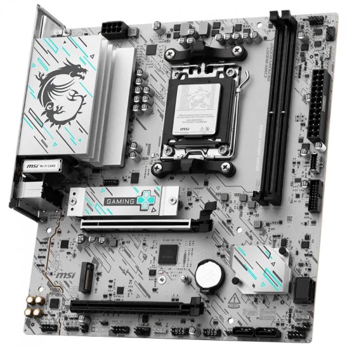 Detalhes de Placa Mãe MSI B840M GAMING WIFI6E AM5 2xDDR5 AMD B840 mATX