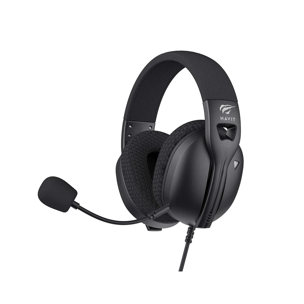 Headset Gamer Havit Fuxi-H5D RGB Drivers de 50mm P3 Preto