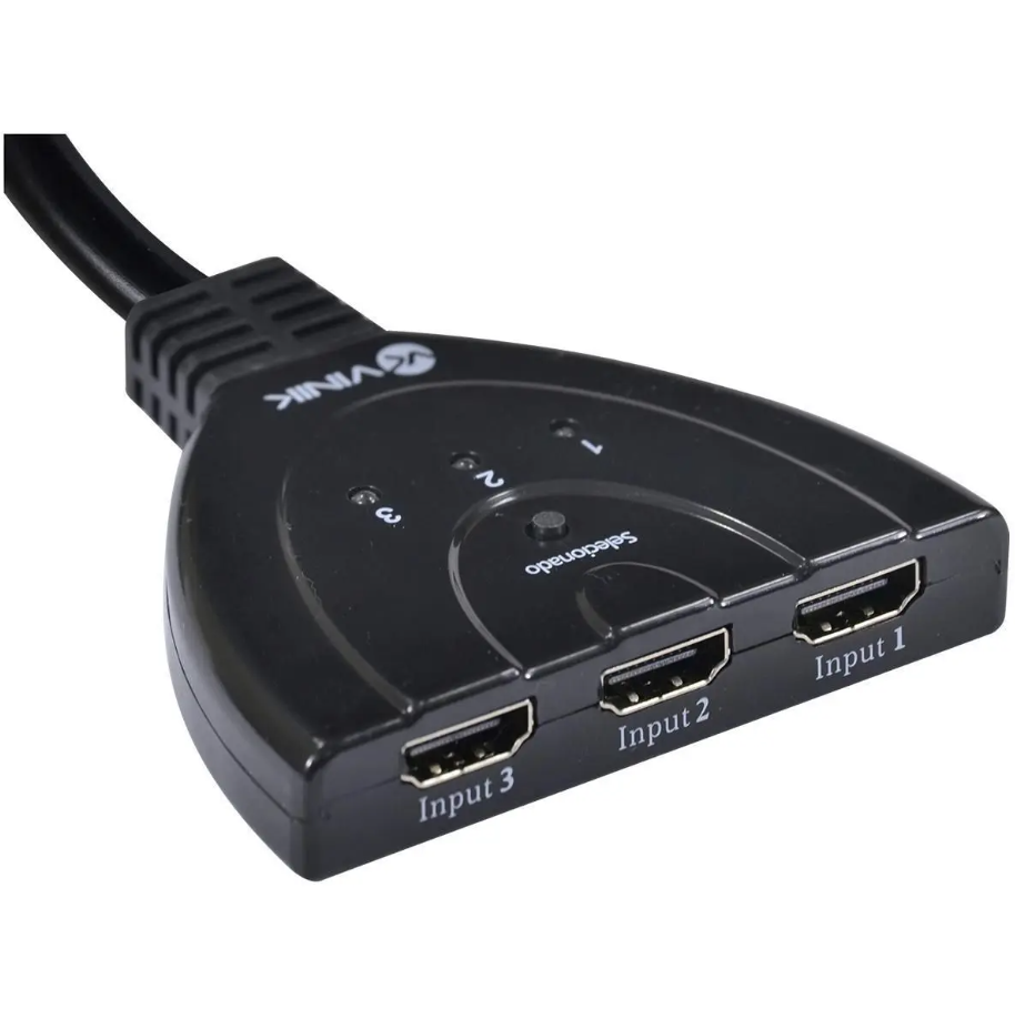 Detalhes de Switch Hdmi 3 Entradas E 1 Saida 1.3V Com Suporte 3D E 1080P