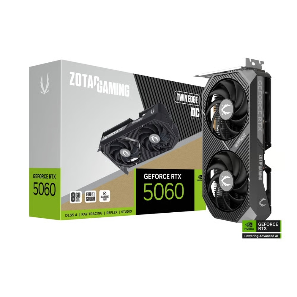 Placa de Vídeo GeForce RTX 5060 8GB Zotac 288-1N780-200Z6