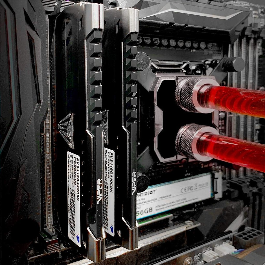 Detalhes de Memoria Patriot Viper Steel DDR4 16GB 3200MHz PVS416G320C6