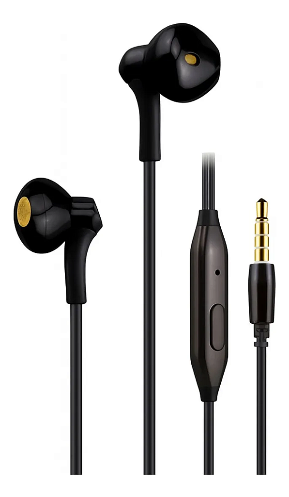 Detalhes de Fone De Ouvido P2 L38 Som Potente Microfone Embutido LU-L38
