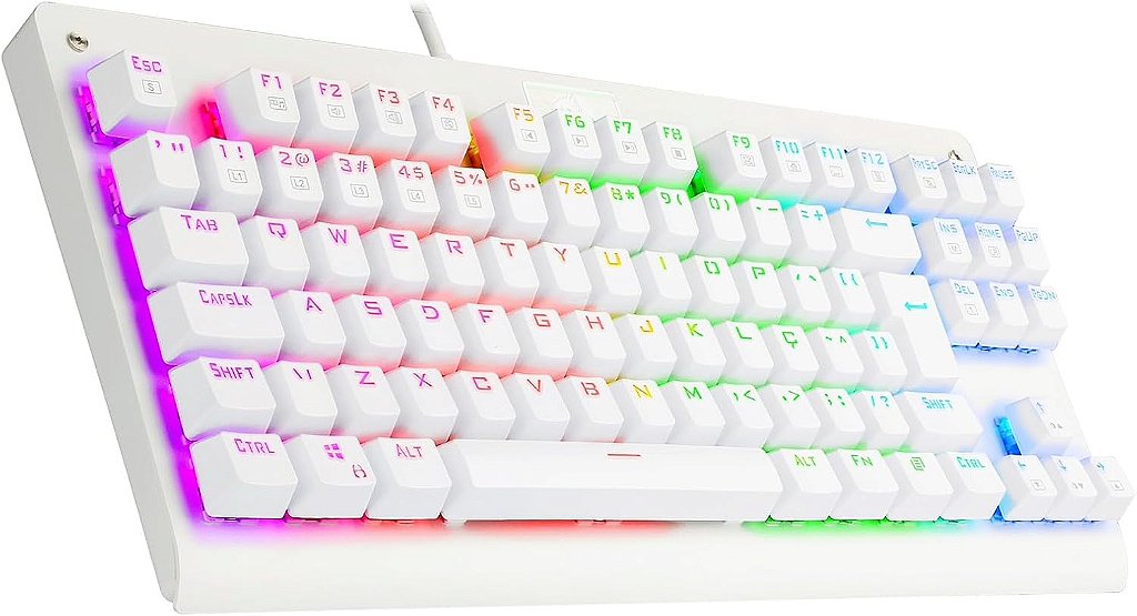 Detalhes de Teclado Mecânico Redragon Dark Avenger Switch Azul K568W-RGB