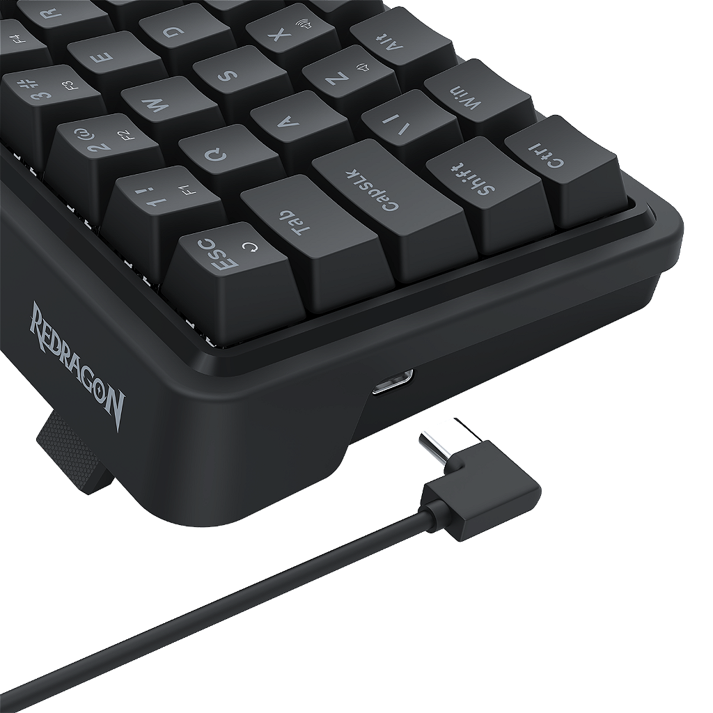 Detalhes de Teclado Mecânico Gamer Redragon Nova RGB K709-RGB (PT) Preto